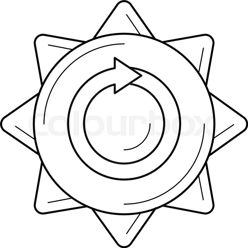 800x800 renewable energy vector line icon stock vector colourbox