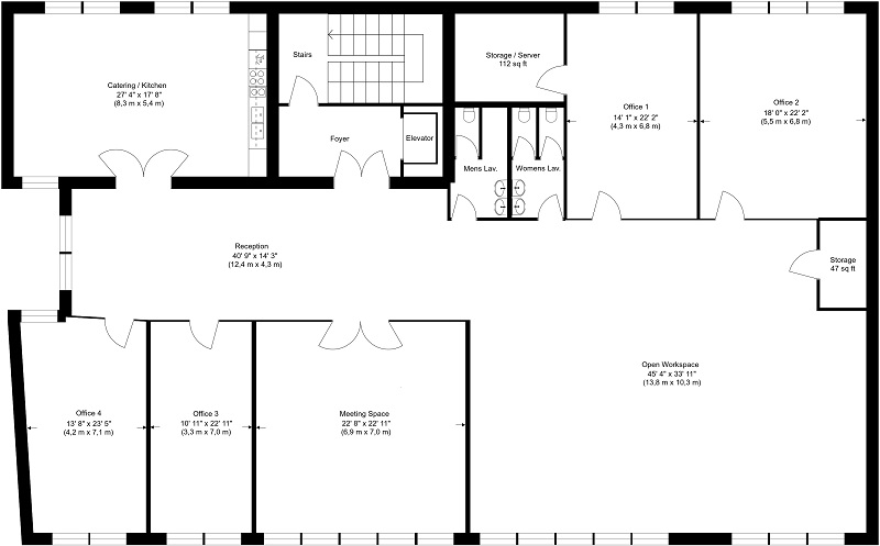 800x497 commercial real estate floor plans roomsketcher