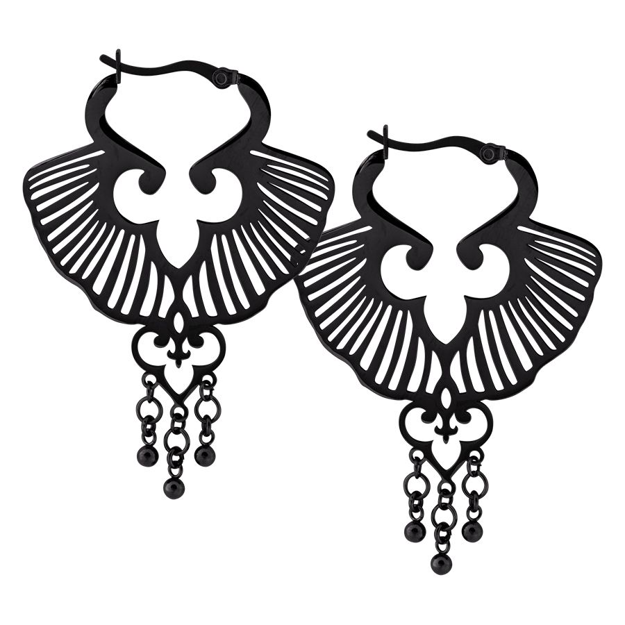 900x900 Ginkgo Leaf Hoops The Wildcat Collection