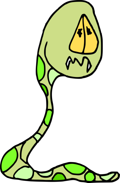 490x750 Reptile Snakes Drawing Leaf Cartoon Cc0