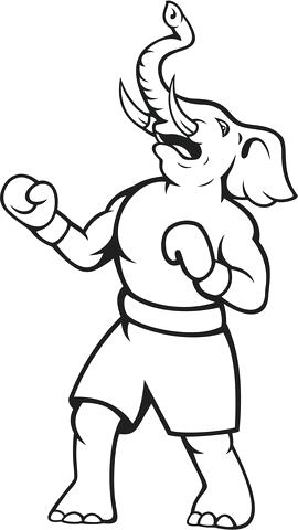 270x480 boxing gloves coloring pages elephant republican boxer coloring