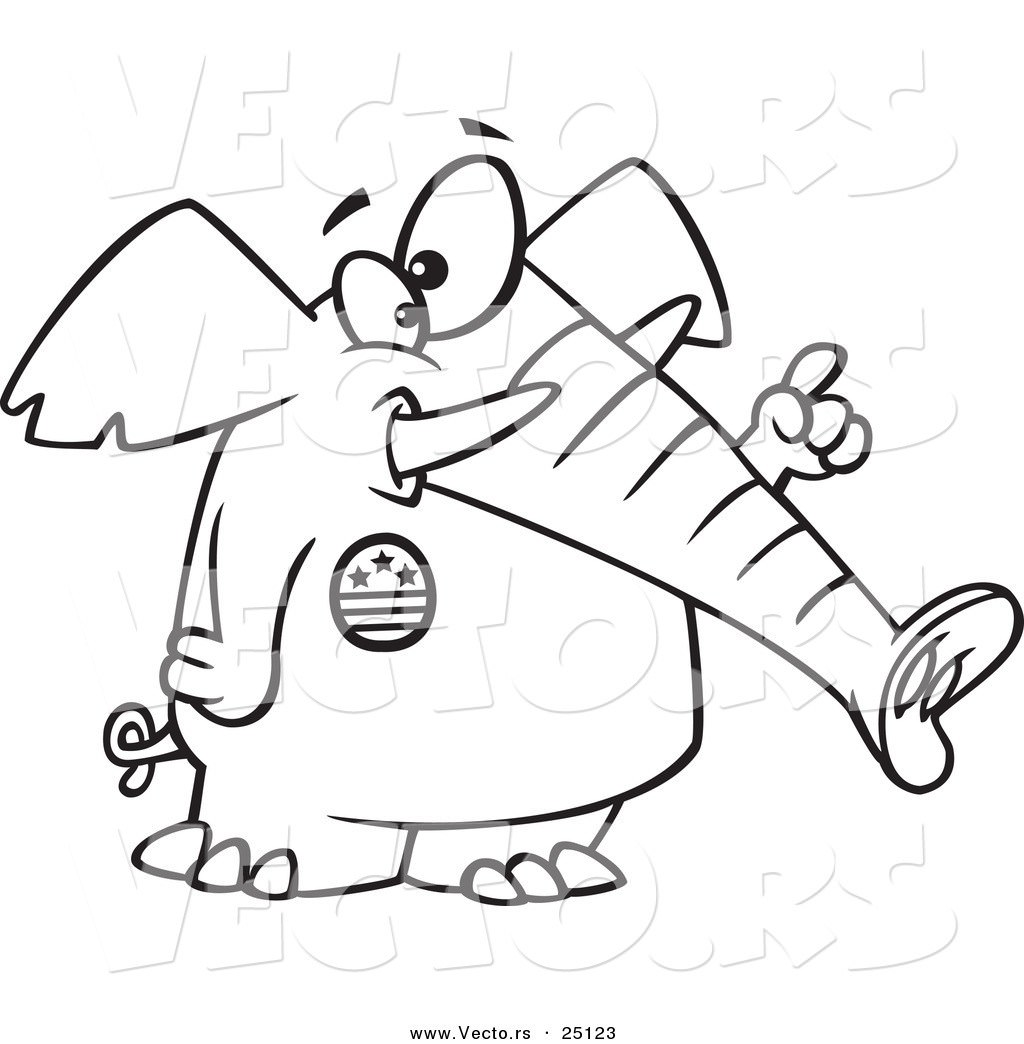 1024x1044 Republican Elephant Coloring Pages