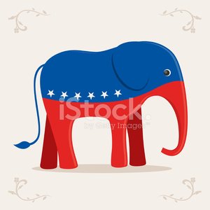 300x300 Republican Elephant Stock Vectors