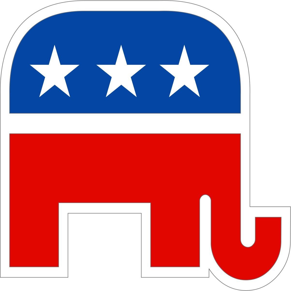 1203x1204 Republican Party Elephant Group With Items