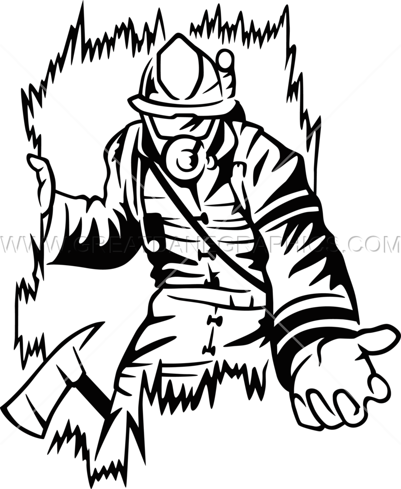 825x1007 Rotate Resize Tool Firefighter Drawing