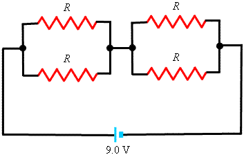 353x224 solved in the circuit shown in the drawing, each resistor