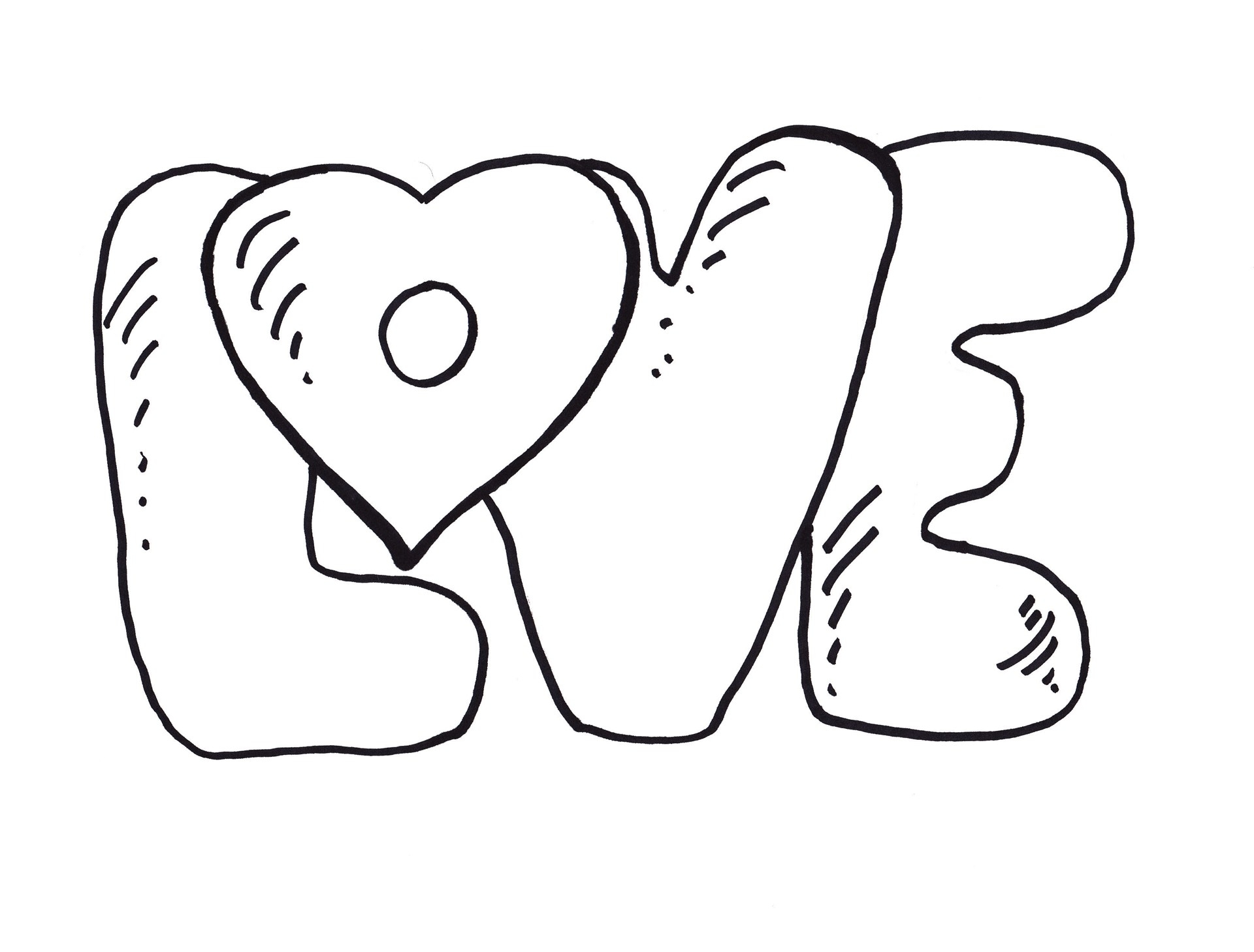 1920x1459 How To Draw Cute Coloring Pages Love Image