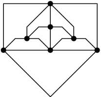 207x200 a bend planar drawing with slopes and angular resolution