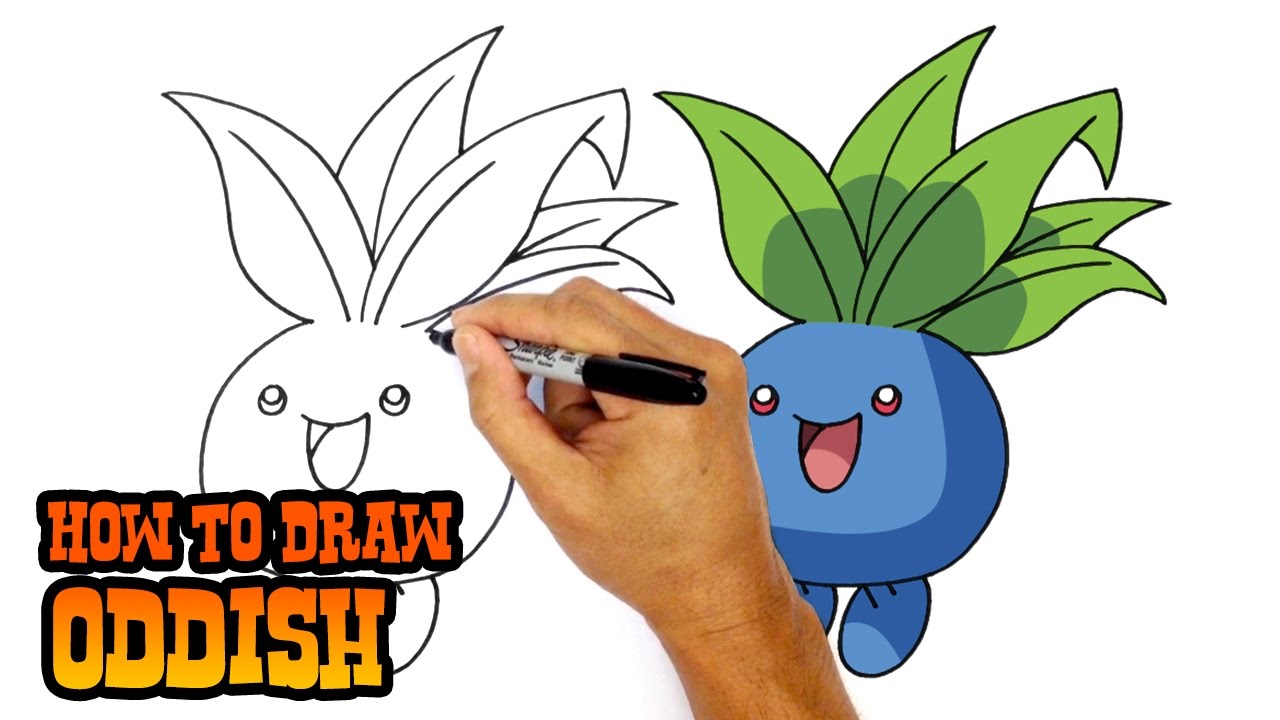 1280x720 how to draw pokemon oddish