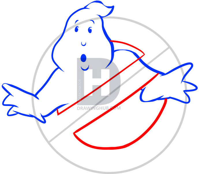 693x604 How To Draw The Ghostbusters, Ghostbusters Ghostbusters, Step