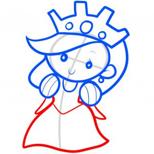 302x302 How To Draw How To Draw A Queen For Kids