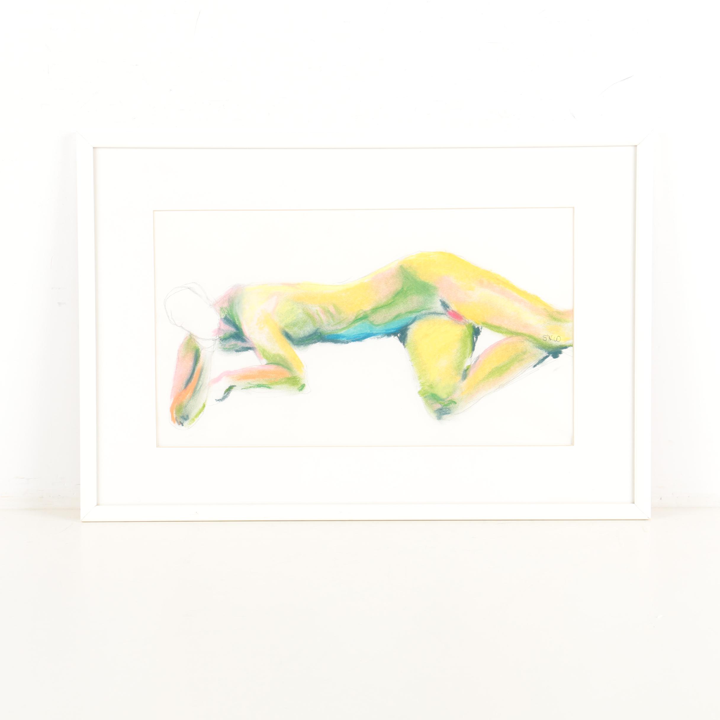 2432x2432 Suzie H Wright Pastel Drawing On Paper At Rest Ebth