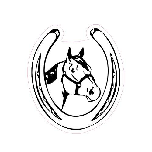 500x500 Horse Concession Restaurant Food Truck Die Cut Vinyl Sticker