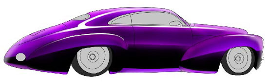 550x169 Retro Car Drawing Photoshop Tutorials Designstacks