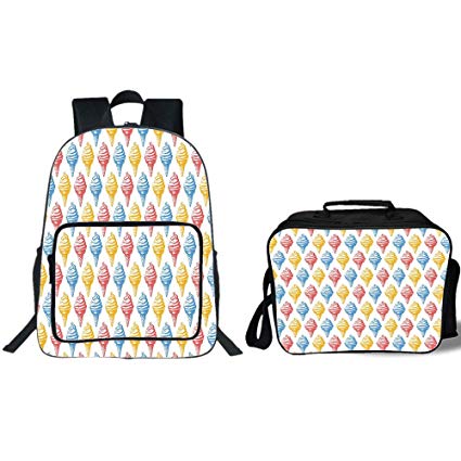 425x425 Iprint School Backpack Lunch Bag Bundle,food