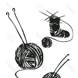 300x300 Barbershop Vintage Emblem With Retro Drawings In Black And White