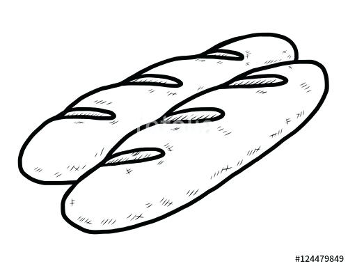 500x382 Loaf Of Bread Drawing Retro Style Bread Drawings Free Vector Loaf