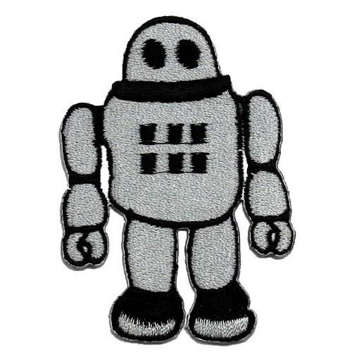 500x500 Robot Vintage Retro Classic Toy Diy Applique