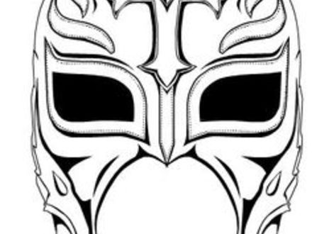 20 Rey Mysterio Mask Coloring Pages - Printable Coloring Pages