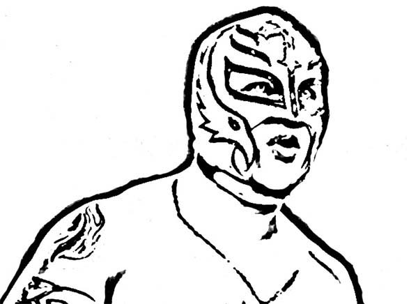 600x436 Wwe Wrestling Contender Rey Mysterio Coloring