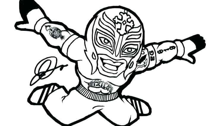 728x425 wwe coloring pages ray for kids on wwe rey mysterio coloring pages