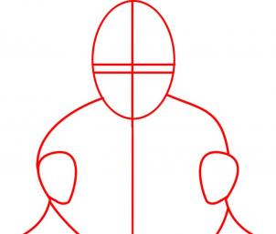 302x257 Draw Rey Mysterio, Step