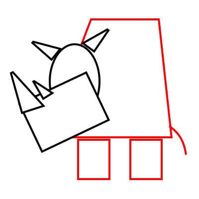 400x400 Drawing A Cartoon Rhino