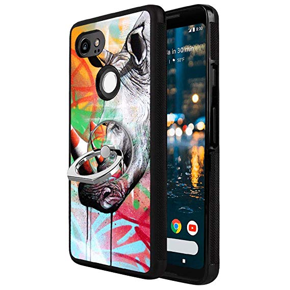 569x569 Rhino Drawing Google Pixel Xl Case With Ring Holder