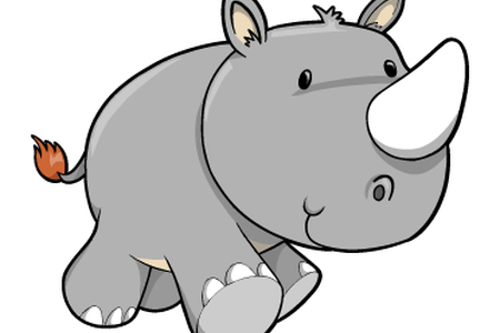 450x300 Collection Of Free Rhino Drawing Cute Download On Ui Ex