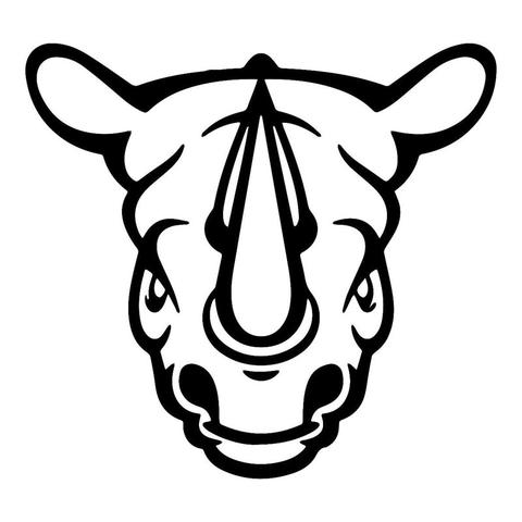 480x480 Rhino Head Car Decal Aspire Gear