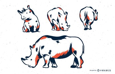 403x260 Rhino Vector Graphics To Download