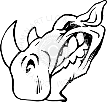 361x344 Rhinos Drawing Head Transparent Png Clipart Free Download