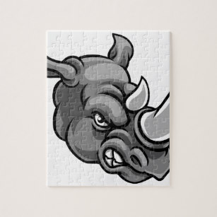 307x307 Rhinoceros Jigsaw Puzzles