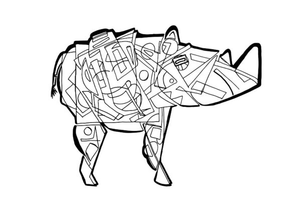 600x424 Rhino Coloring