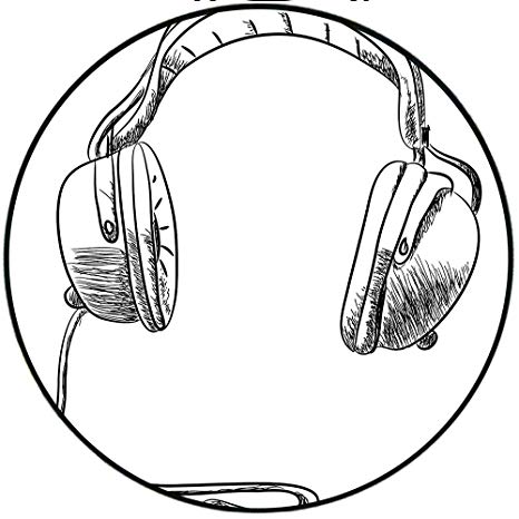 466x466 Short Plush Rugs Matmusic Sketch Style Hand Drawn Dj