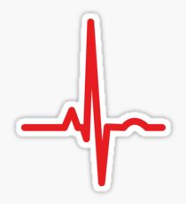 210x230 cardiogram drawing stickers redbubble