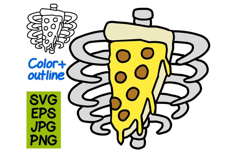 794x529 pizza cage rib cage with pizza inside png etsy