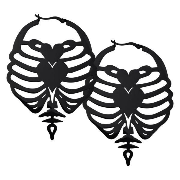 600x600 Rib Cage Ear Hoops