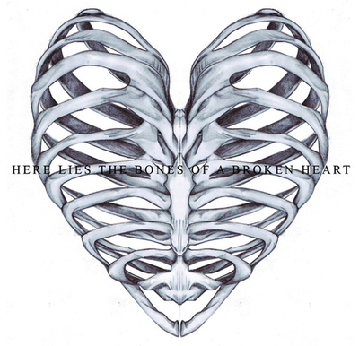 400x386 Ribcage Heart Tattoo Idea My Body Is A Canvas Tattoos, Cage