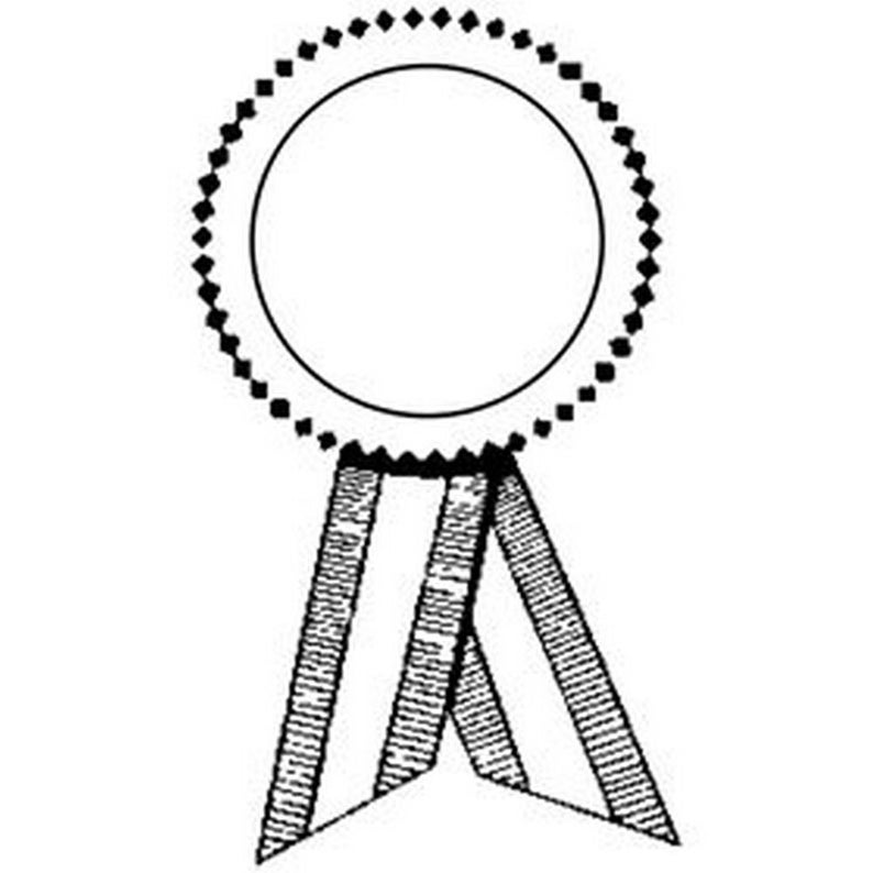 794x794 Blank Blue Ribbon Art Stamp Teacher Art Stamps Classroom Etsy