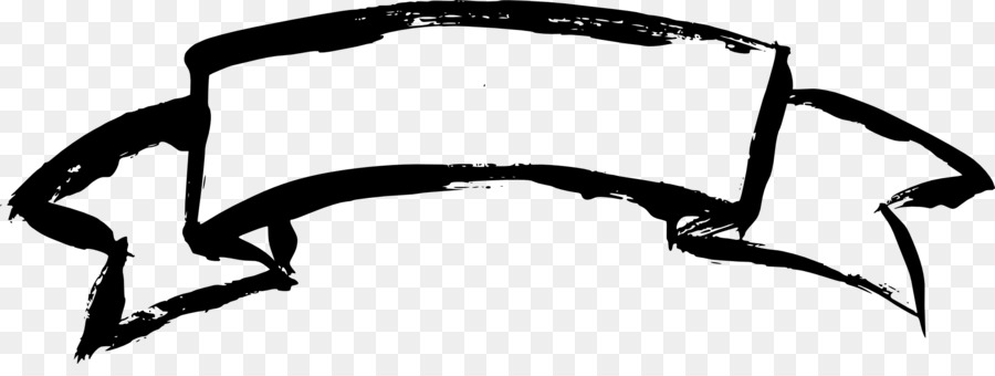 900x340 Ribbon, Drawing, Line, Transparent Png Image Clipart Free Download