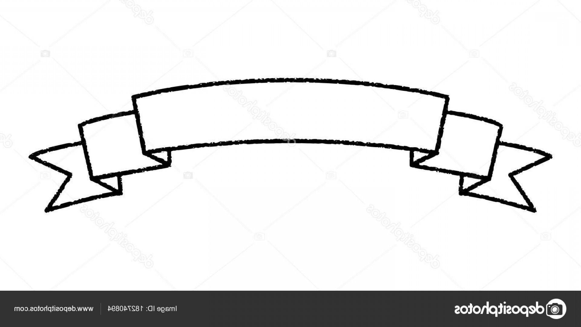 1920x1080 Stock Illustration Single Blank Vintage Ribbon Banner Soidergi