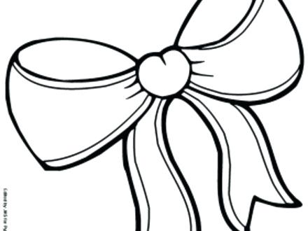 440x330 Ribbons And Bows Coloring Pages
