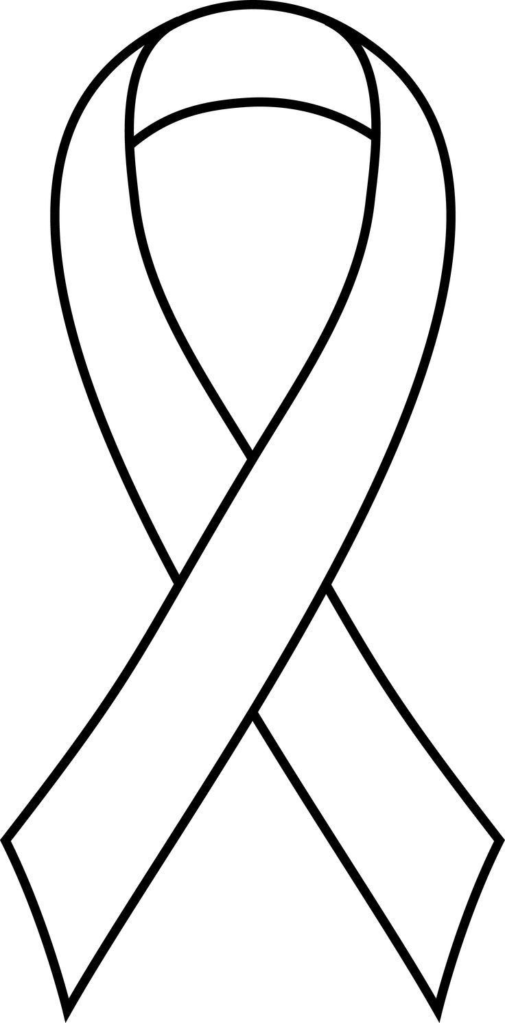 736x1489 Cancer Ribbon Drawing Within Breast Cancer Ribbon Coloring