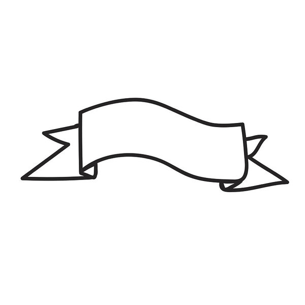 600x600 Line Cute Ribbon Decoration Design Art Print