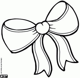 280x272 Ribbon Bow Drawing Bow Coloring Pages Digi Stamps Bow