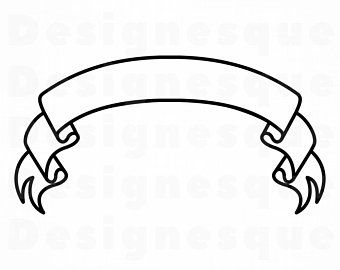 340x270 Ribbon Outline Etsy