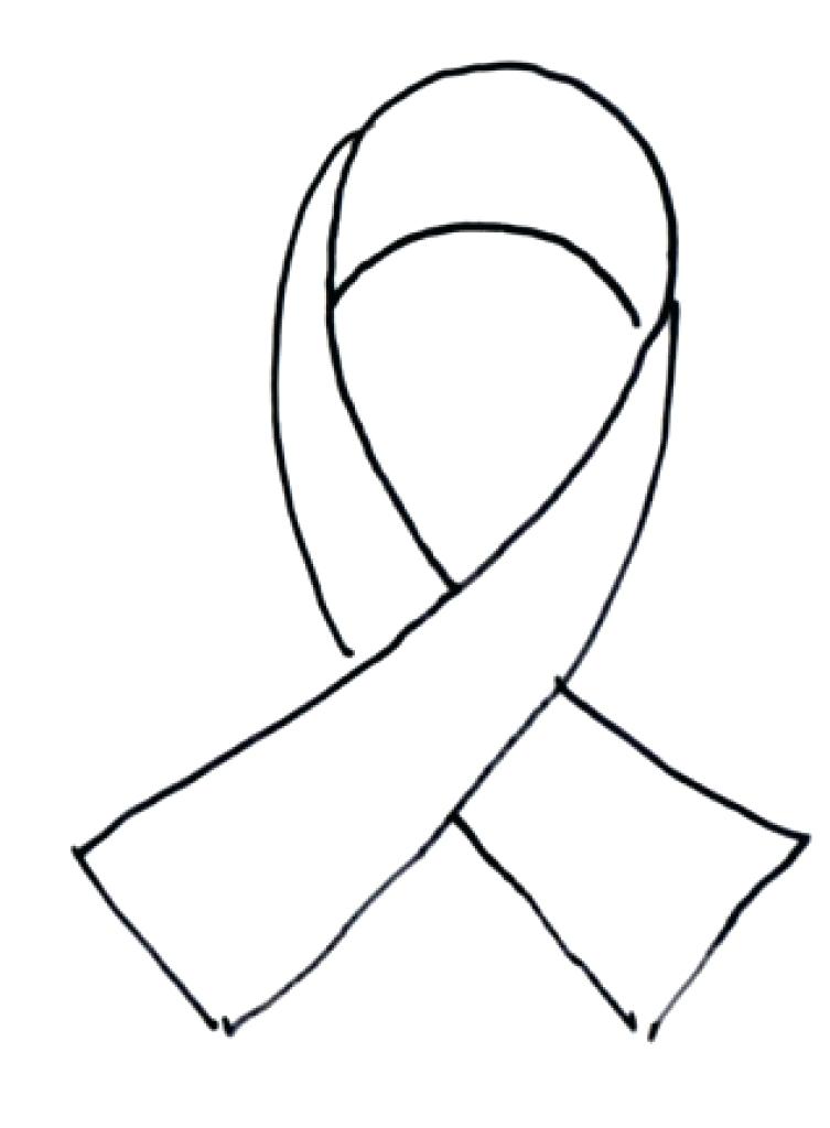 753x1024 Awareness Ribbon Outline