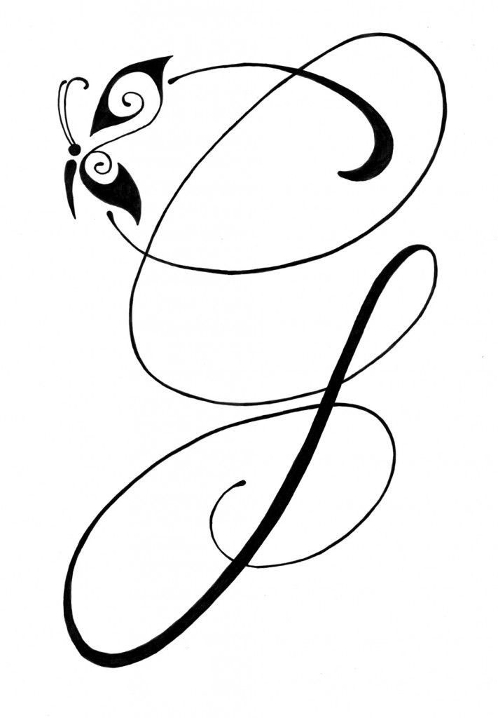711x1024 Letter G Tattoo Designs, Ideas And Templates