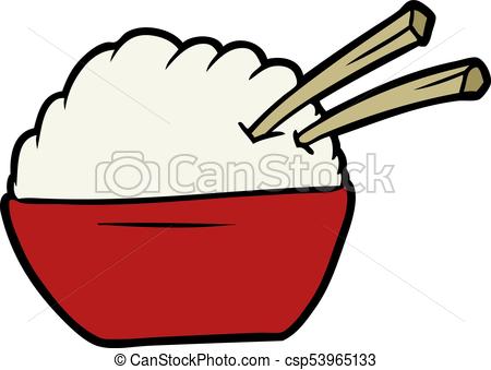450x339 Collection Of 'bowl Of Rice Drawing' Download More Than Images